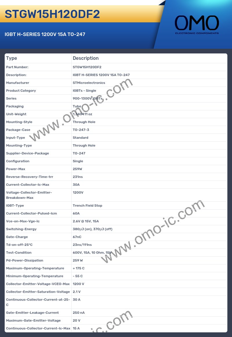STGW15H120DF2