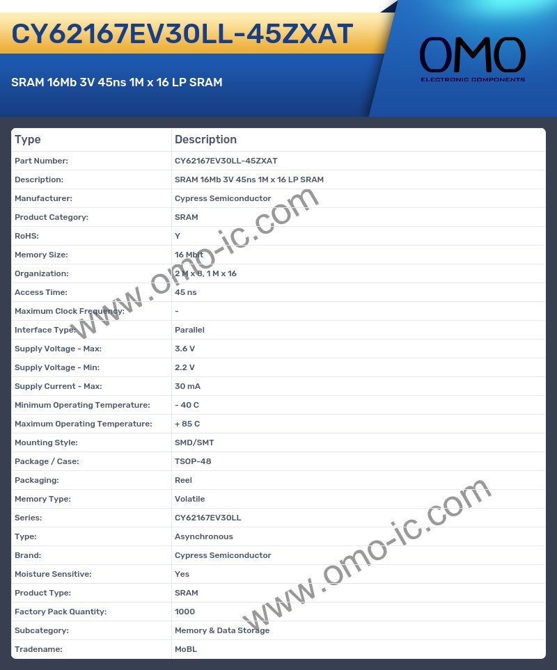 CY62167EV30LL-45ZXAT