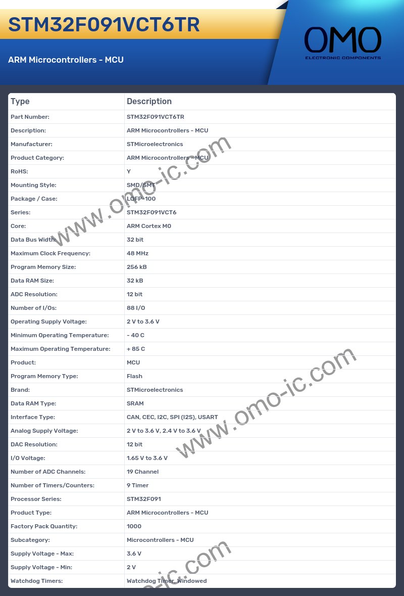 STM32F091VCT6TR