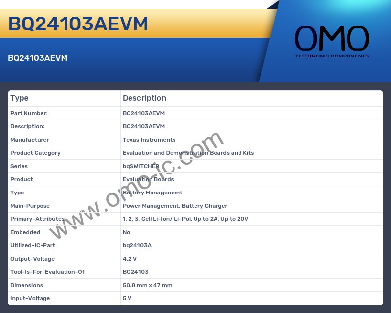 BQ24103AEVM