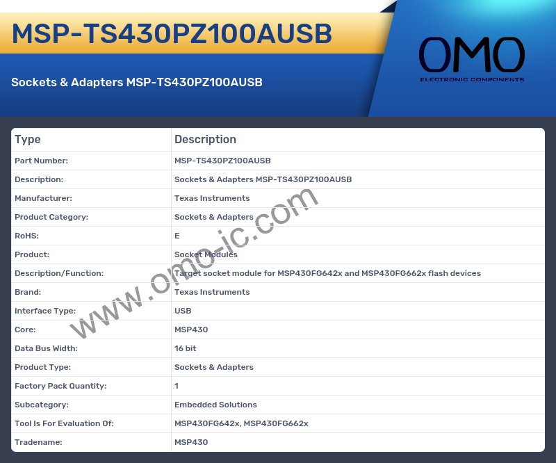 MSP-TS430PZ100AUSB