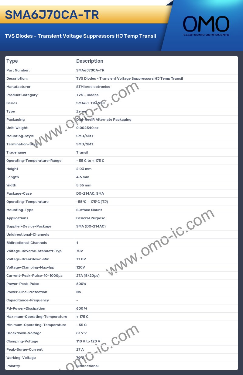 SMA6J70CA-TR