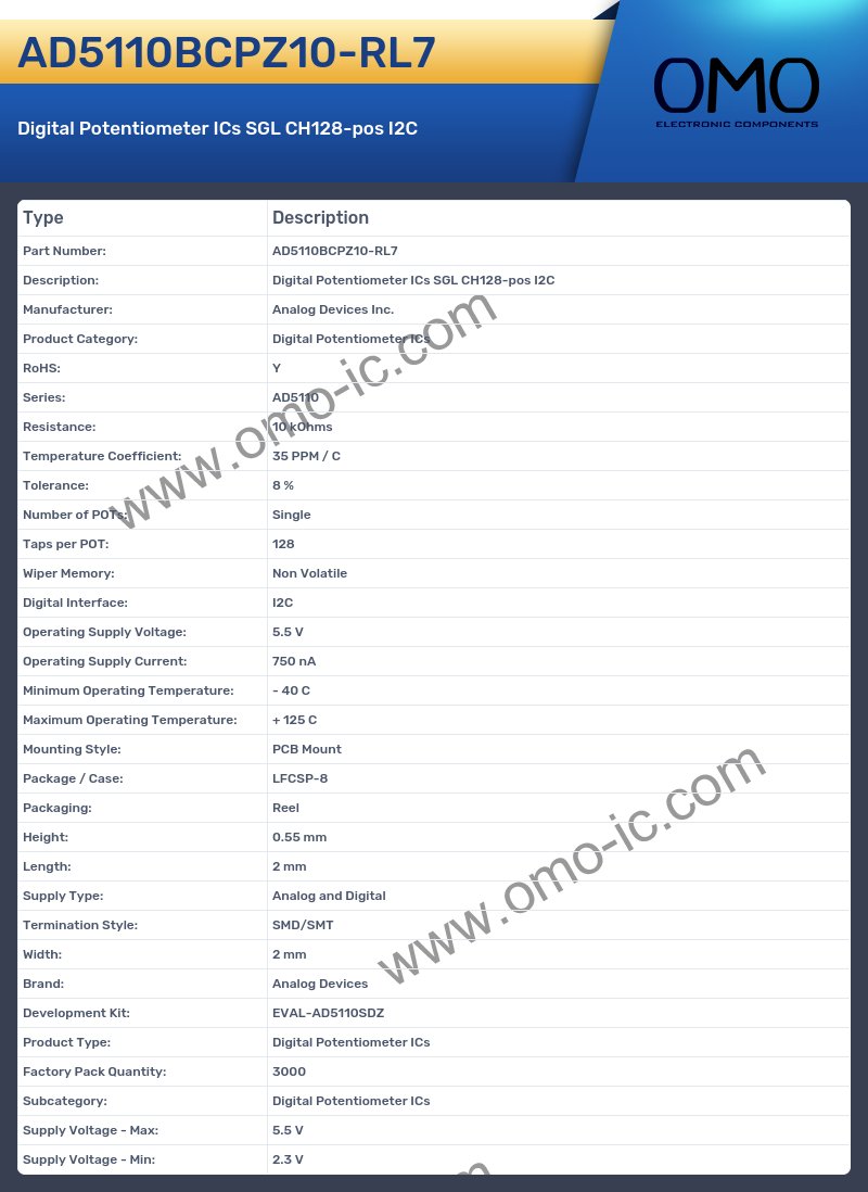 AD5110BCPZ10-RL7