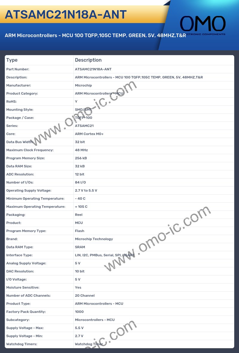 ATSAMC21N18A-ANT