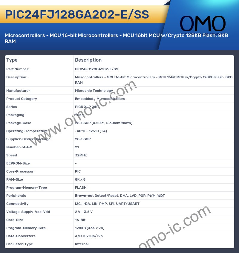 PIC24FJ128GA202-E/SS