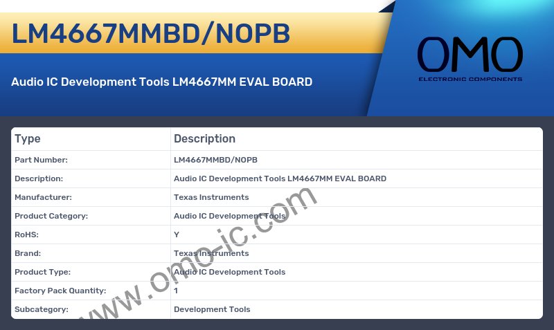 LM4667MMBD/NOPB
