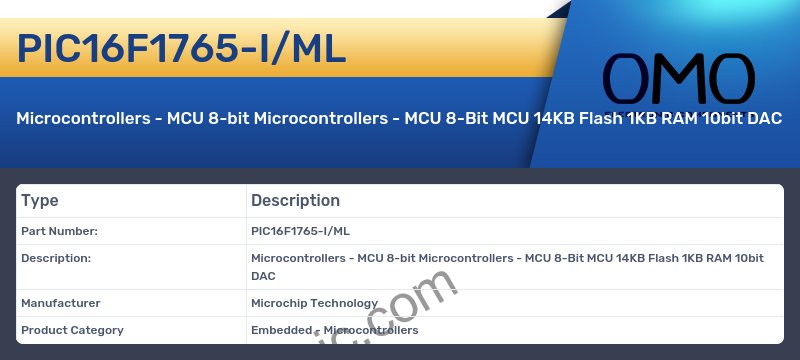 PIC16F1765-I/ML