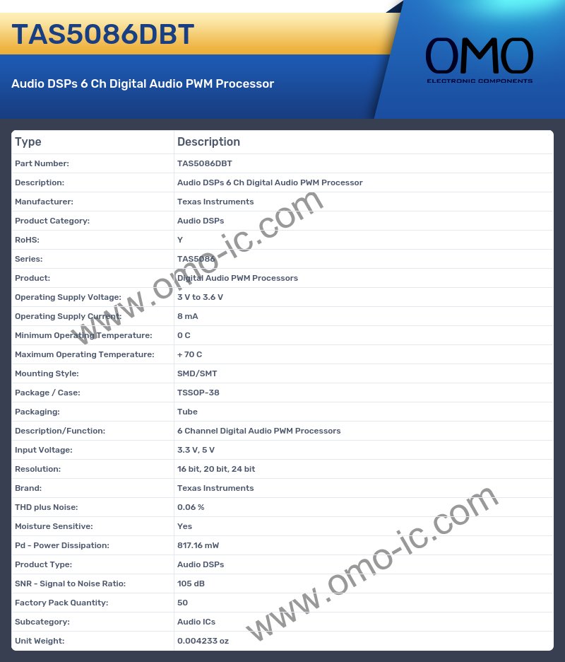 TAS5086DBT