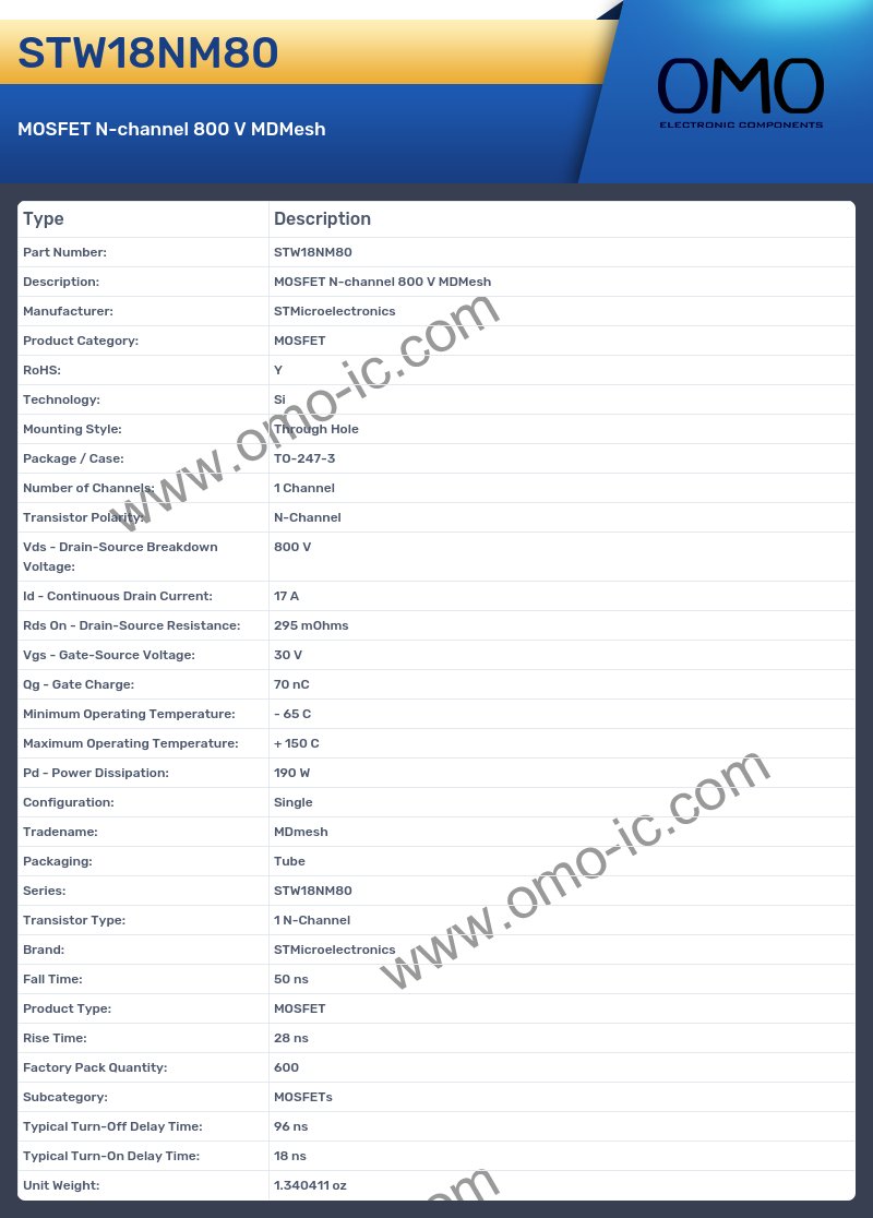 STW18NM80