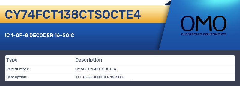 CY74FCT138CTSOCTE4