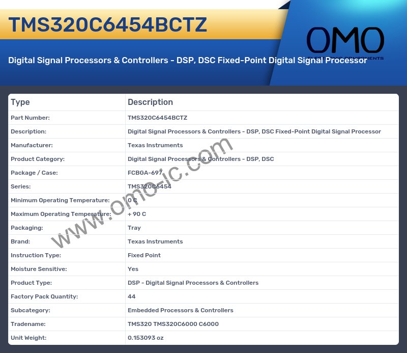 TMS320C6454BCTZ