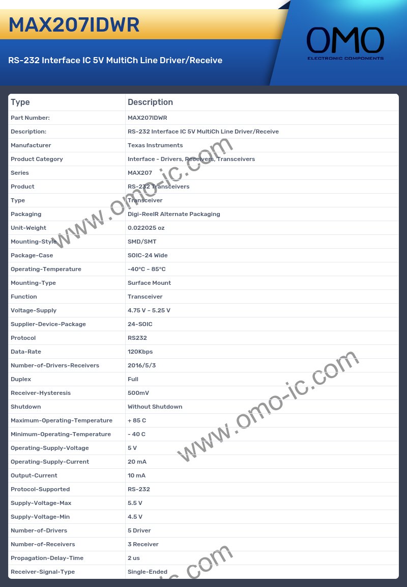 MAX207IDWR