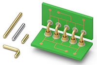 Straight and Right Angle Male PCB Pins